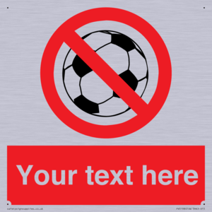 Custom No Ball Games Sign